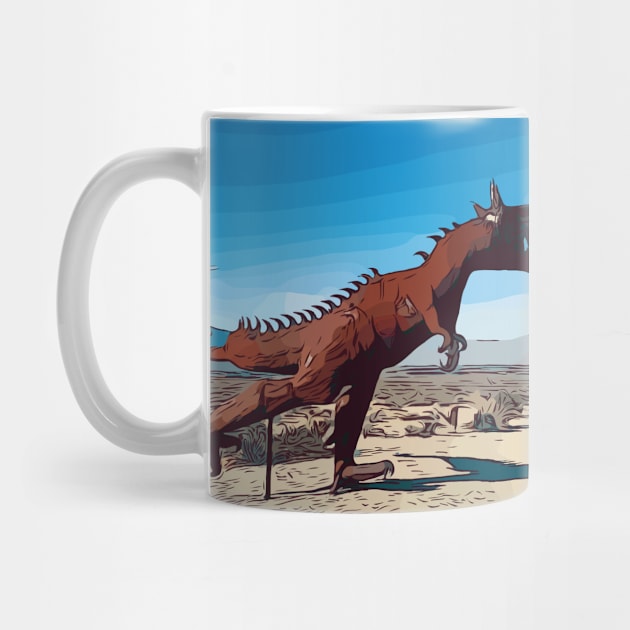 Anza Borrego State Park Dinosaur by WelshDesigns